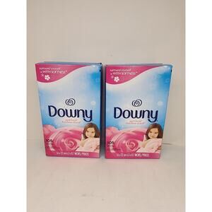 2 Boxes Downy April Fresh 105 Count Fabric Softener Sheets With Softness